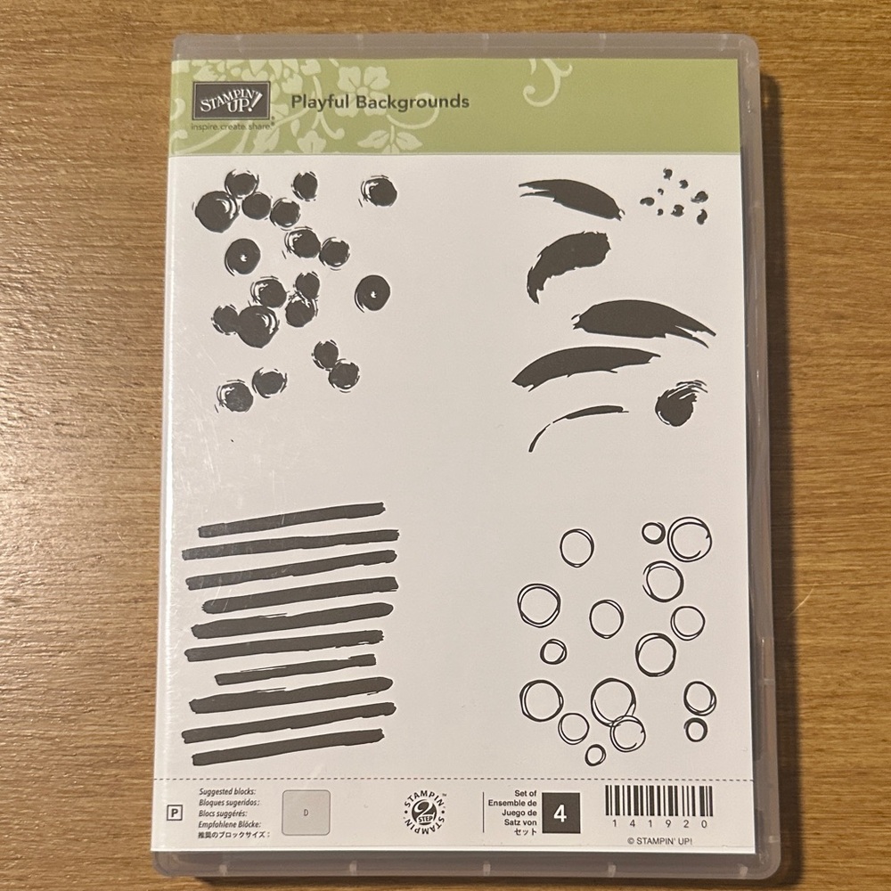 Stampin' Up! Playful Backgrounds Stamp Set